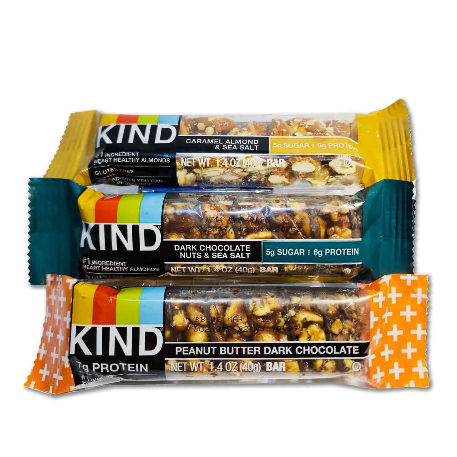 Kind Protein Bars Pack Of 22, 40 g each (Dark Chocolate Nuts & Sea Salt - 10, Peanut Butter Dark Chocolate - 6, Caramel Almond & Sea Salt)