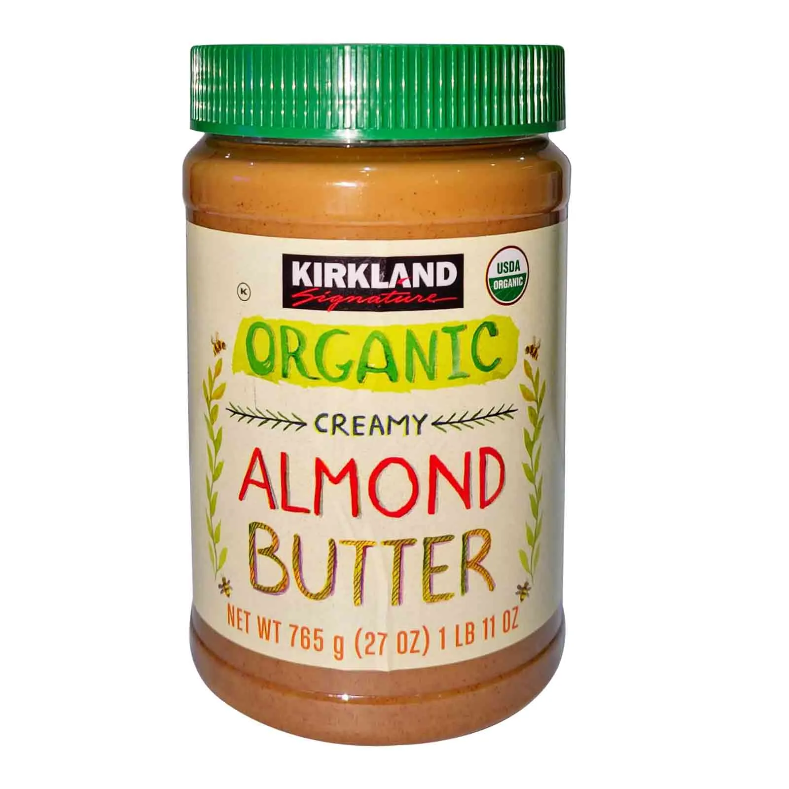 ALMOND BUTTER CREAMY ORGANIC KIRKLAND SIGNATURE ( 765 GM )