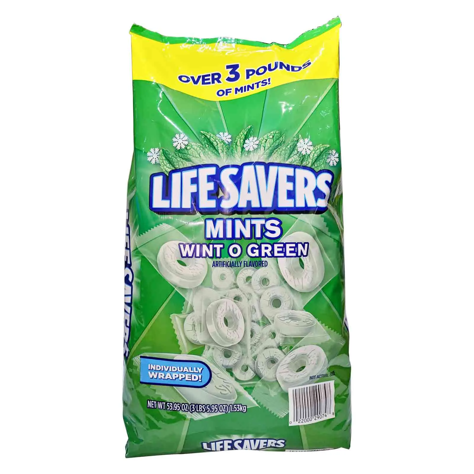 MINTS WINT 0 GREEN LIFE SAVERS ( 1.53 kg )