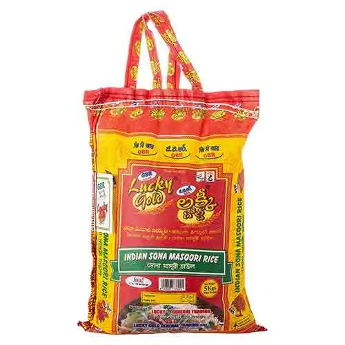 RICE SONA MASOORI LUCKY GOLD ( 5 KG )