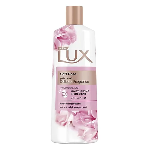 BODY WASH MOISTURISING SOFT ROSE LUX (500 ML)