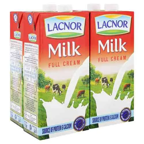MILK FULL CREAM LACNOR ( 4 X 1 LTR )