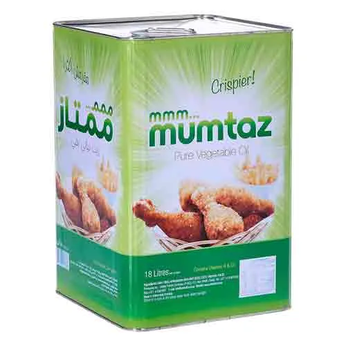 OIL PURE VEGETABLE TIN MUMTAZ ( 18 LTR )