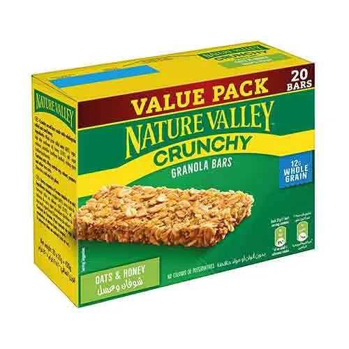 GRANOLA BAR CRUNCHY OATS & HONEY NATURE VALLEY ( 420 gm )