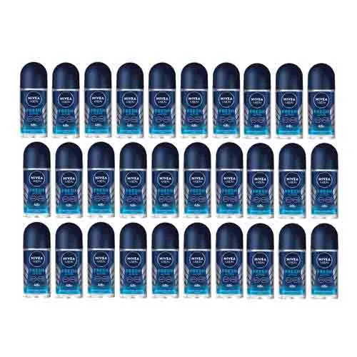 NIVEA MEN Antiperspirant Roll-on for Men 30 X 50 ML