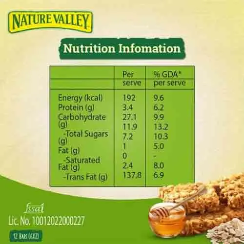 Nature Valley Oats And Honey Crunchy Granola Bars 210 g