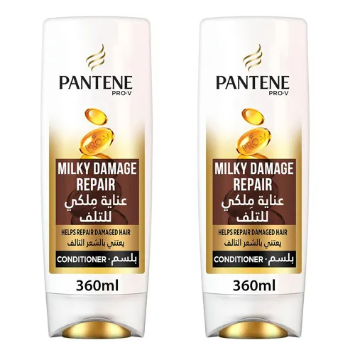 CONDITIONER MILKY DAMAGE REPAIR PANTENE ( 2 X 360 ml )