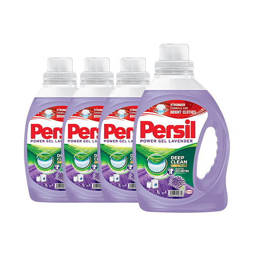 LAUNDRY LIQUID LAVENDER PERSIL ( 4 X 1 LTR )