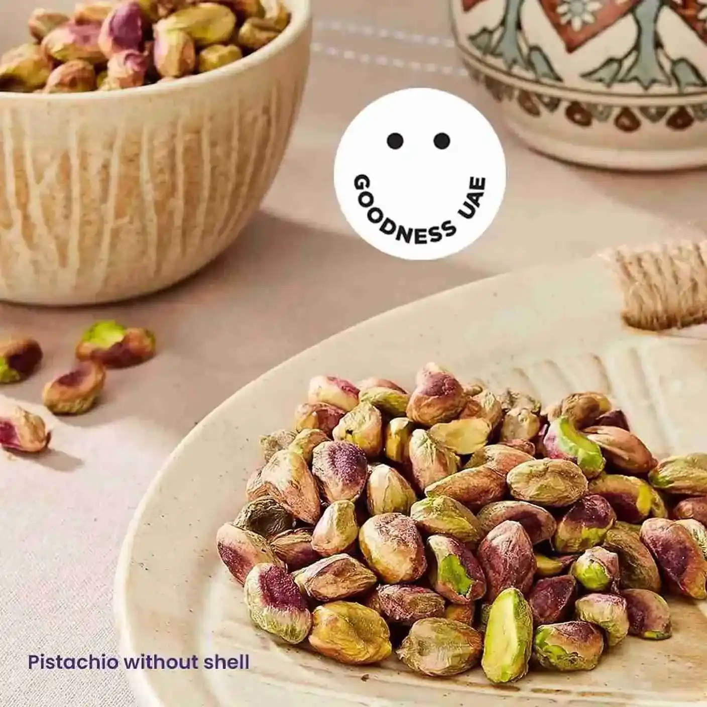 Goodness Pistachio Nuts Whole Without Shell 500 g