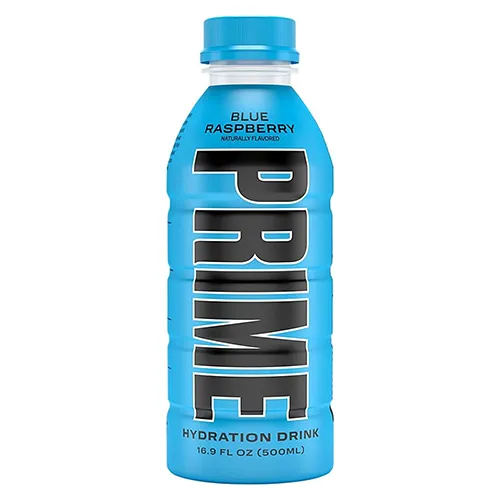 Prime Hydration Drink Dual Pack Bottle Blue Raspberry 2 x 500 ml