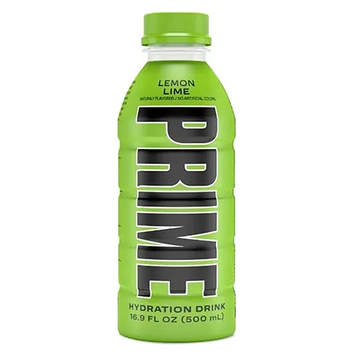 Prime Hydration Drink Dual Pack Bottle Lemon Lime 2 x 500 ml