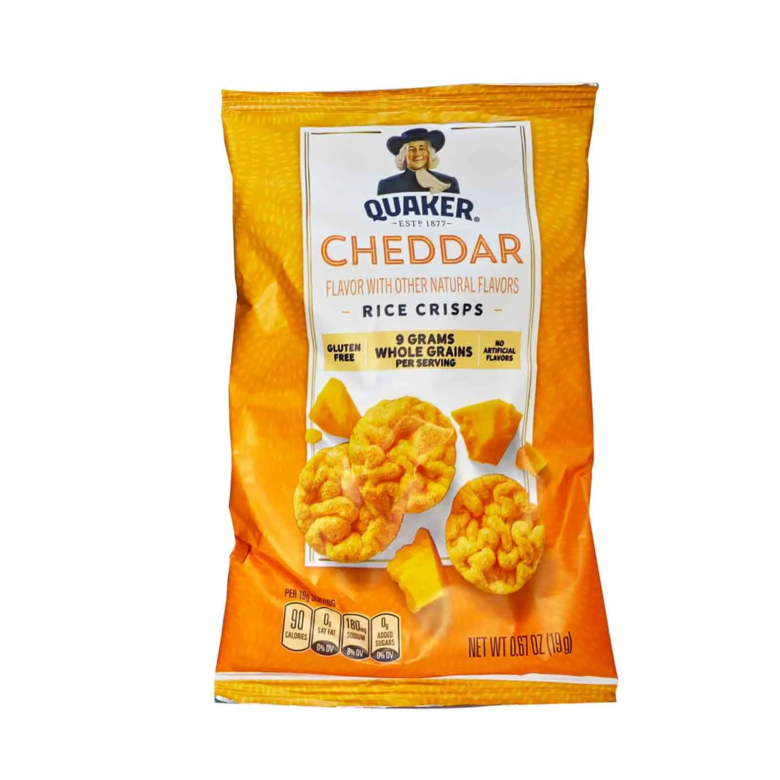 RICE CRIPS SWEET & SAVORY MIX CHEDDAR QUAKER ( 19 gm )