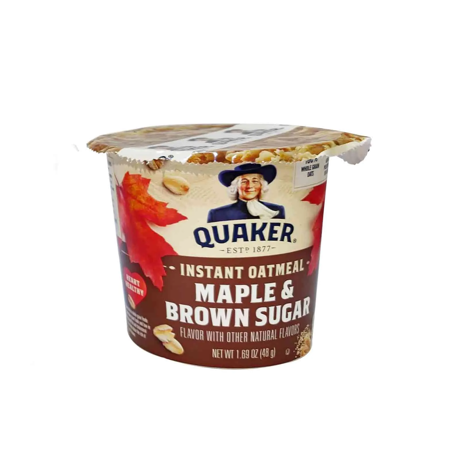 OATMEAL INSTANT FLAVOR CUP MAPLE & BROWN SUGAR QUAKER ( 48 gm )