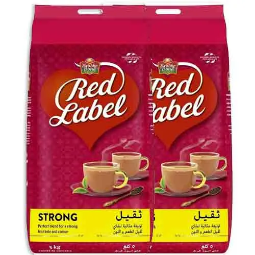 TEA BLACK LOOSE RED LABEL BROOKE BOND ( 2 X 5 kg )