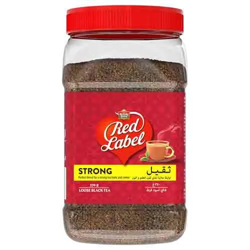 TEA BLACK STRONG RED LABEL BROOKE BOND ( 370 gm )