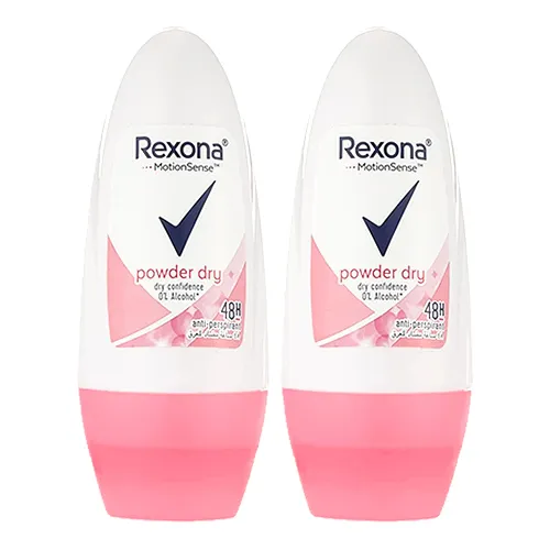 ROLL ON POWDER DRY WOMEN REXONA (2 X 50 ML)