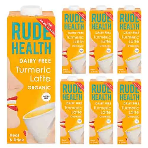 LATTE TURMERIC ORGANIC RUDE HEALTH ( 6 X 1 LTR )
