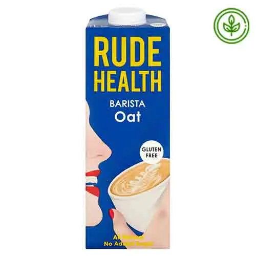 MILK OAT BARISTA DRINK ORGANIC RUDE HEALTH ( 1 LTR )