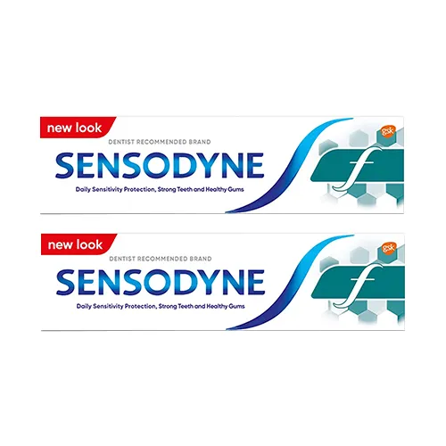 TOOTH PASTE FLUORIDE SENSODYNE ( 2 X 75 ml )