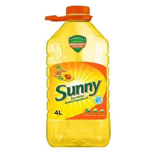 OIL VEGETABLE BLENDED SUN ACTIVE SUNNY (4 LTR)