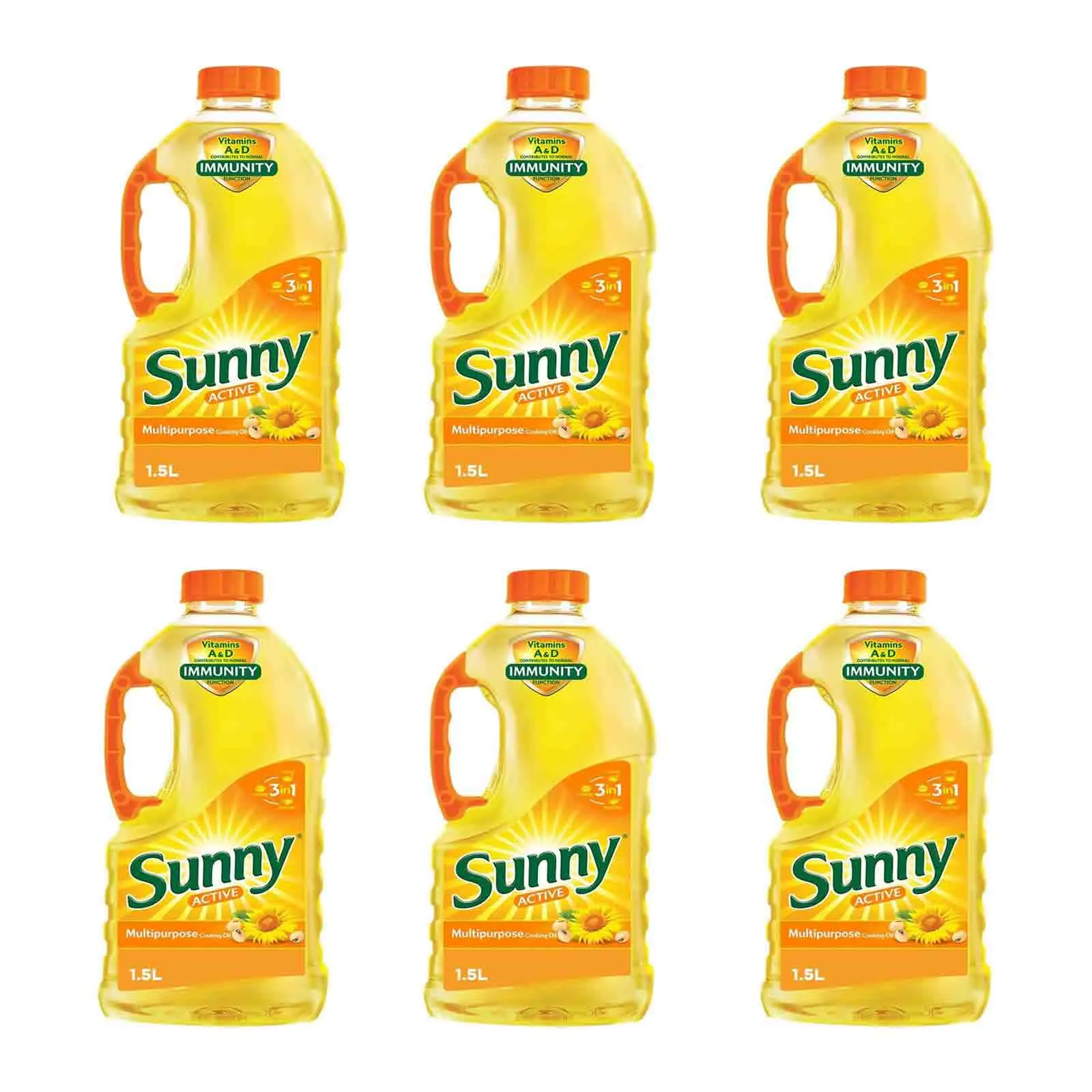 OIL COOKING SUNNY ( 6 X 1.5 LTR )