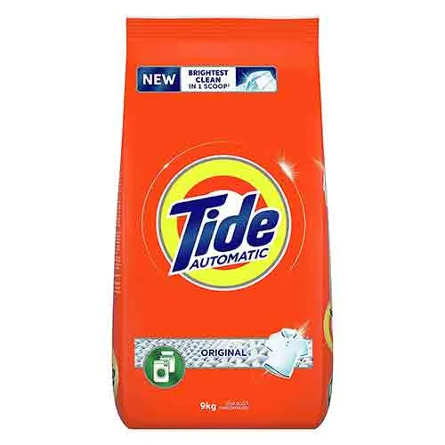 LAUNDRY DETERGENT POWDER AUTOMATIC ORIGINAL SCENT TIDE (9 KG)