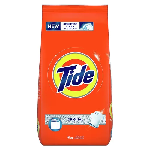 LAUNDRY WASHING POWDER SEMI AUTOMATIC ORIGINAL SCENT TIDE ( 9 kg )