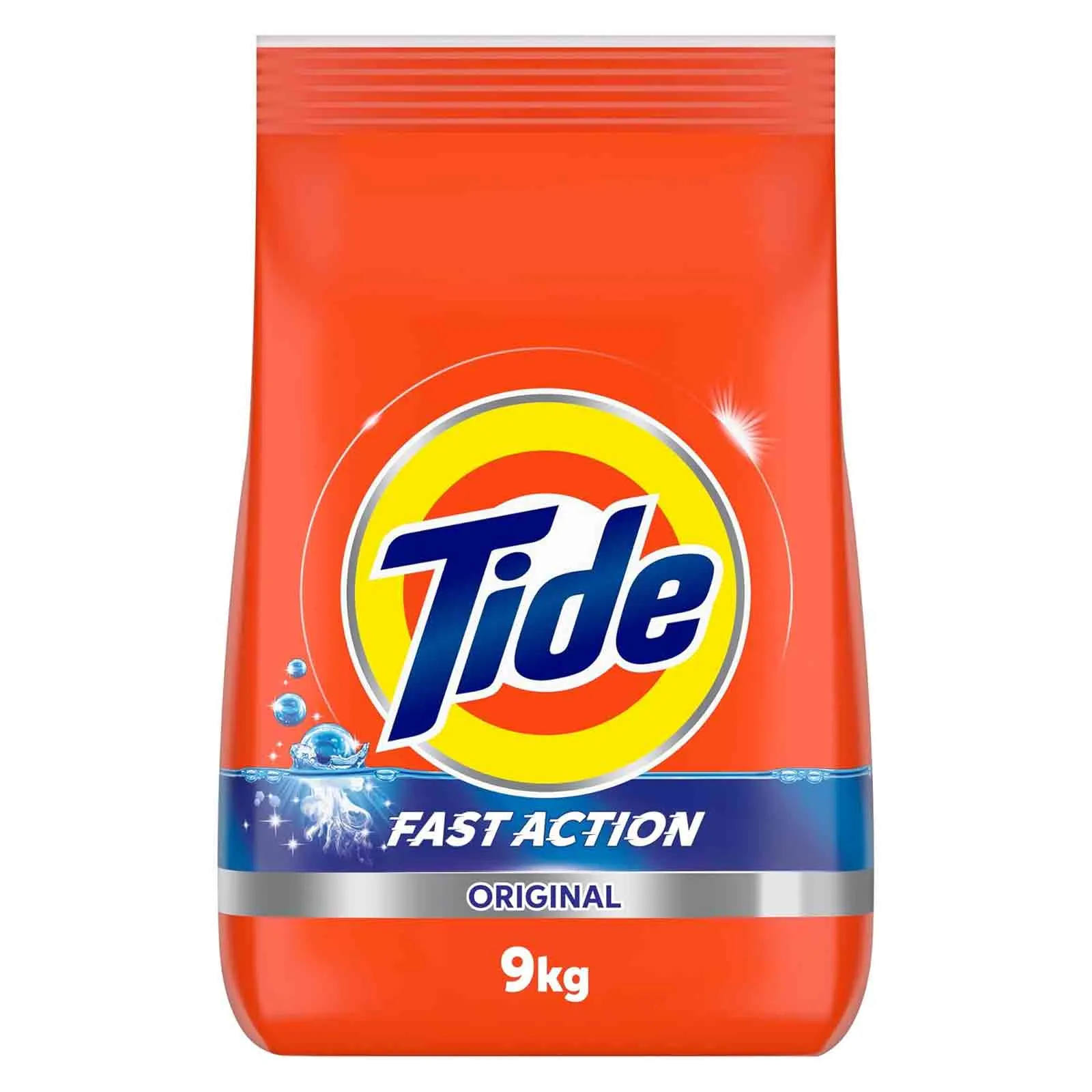 LAUNDRY DETERGENT POWDER FAST ACTION ORIGINAL SCENT TIDE ( 9 KG )