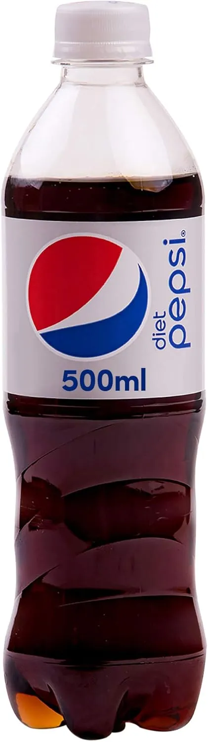 Pepsi Diet Soft Drink Plastic Bottle 12 x 500 ml