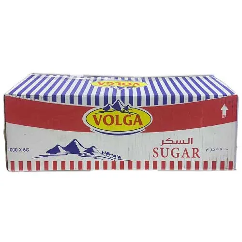 SUGAR STICKS WHITE VOLGA ( 1000 X 5 GM )
